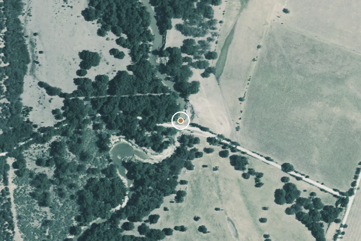 Aerial view of Leon River Boat Ramp