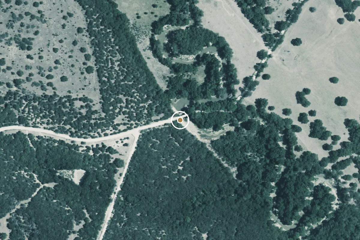 Aerial view of Leon River Boat Ramp