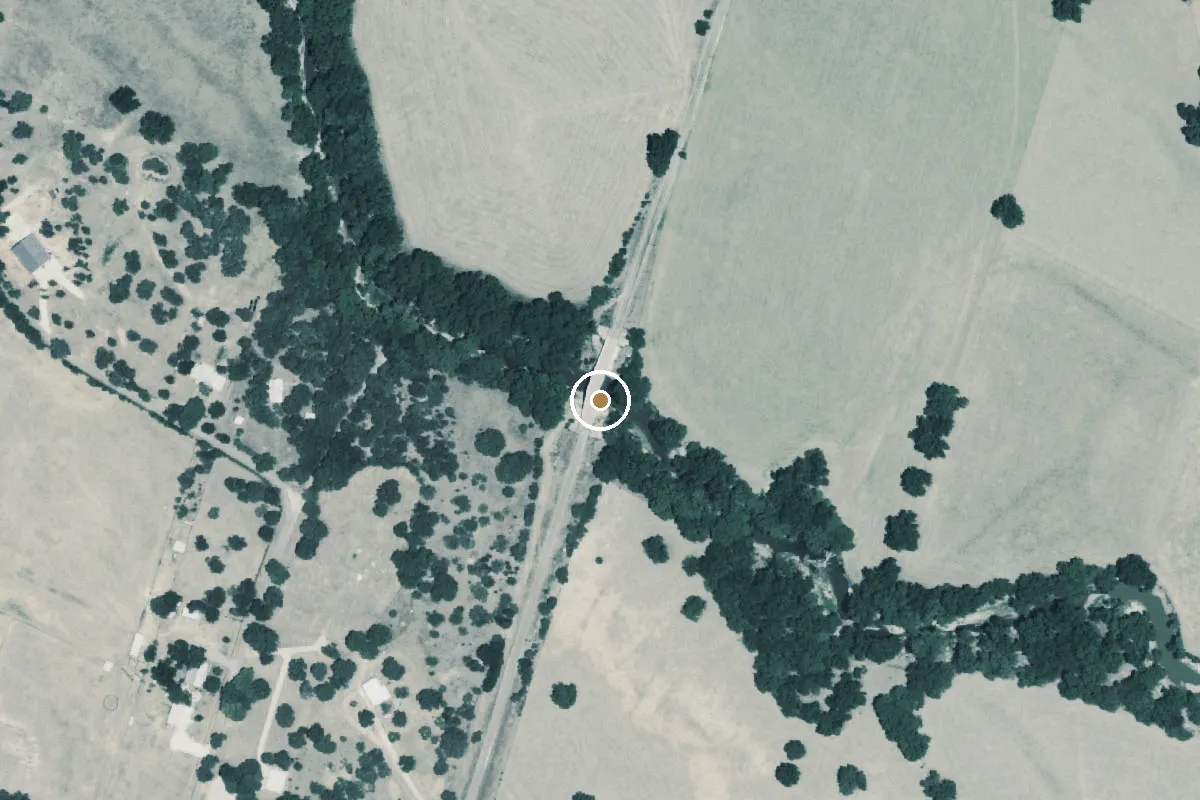 Aerial view of Leon River Boat Ramp