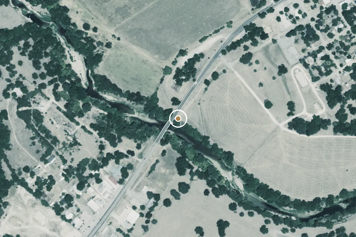 Aerial view of Lions Park Boat Ramp