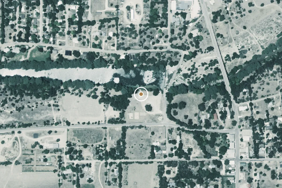 Aerial view of Lion's Park Boat Ramp