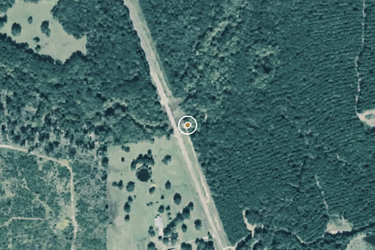 Aerial view of Little Cypress Creek Boat Ramp