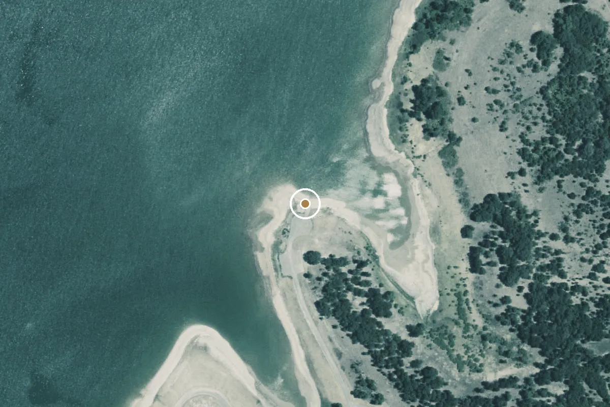 Aerial view of Lofers Bend Park Boat Ramp