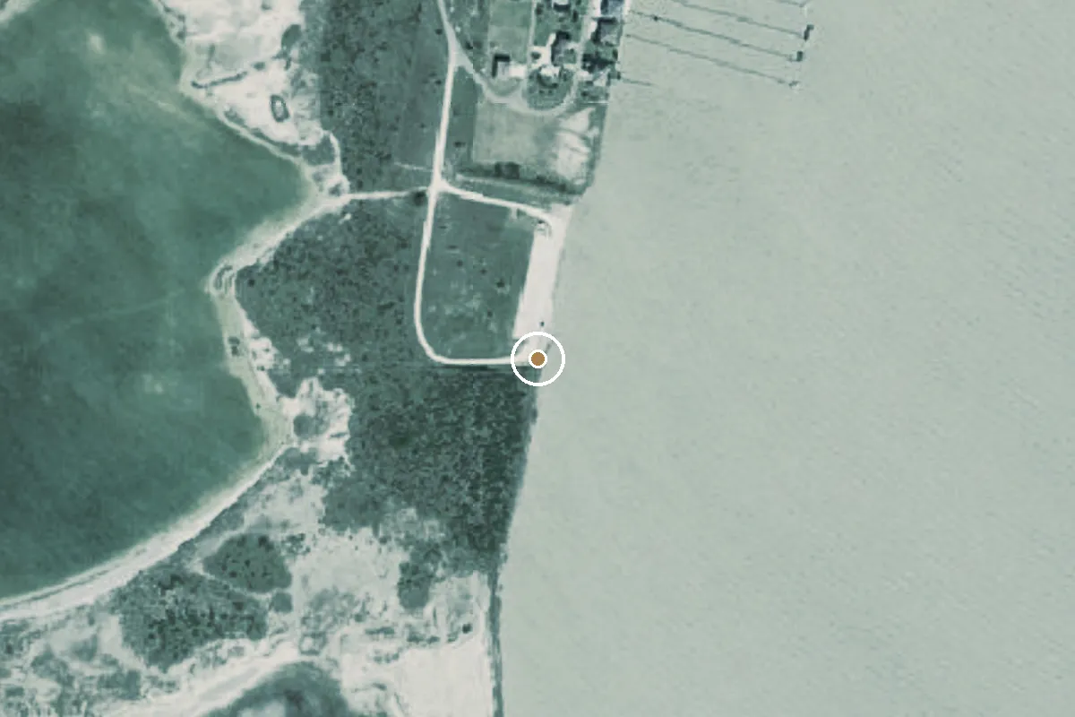 Aerial view of Lower Laguna Madre Boat Ramp
