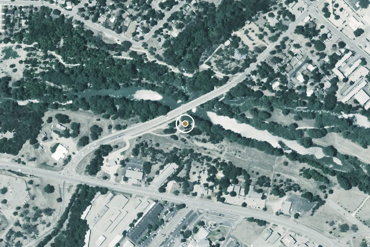 Aerial view of Lowry Park Boat Ramp