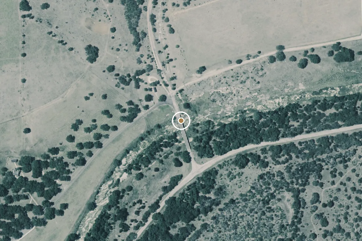Aerial view of Lyndon B. Johnson National Historical Park Boat Ramp