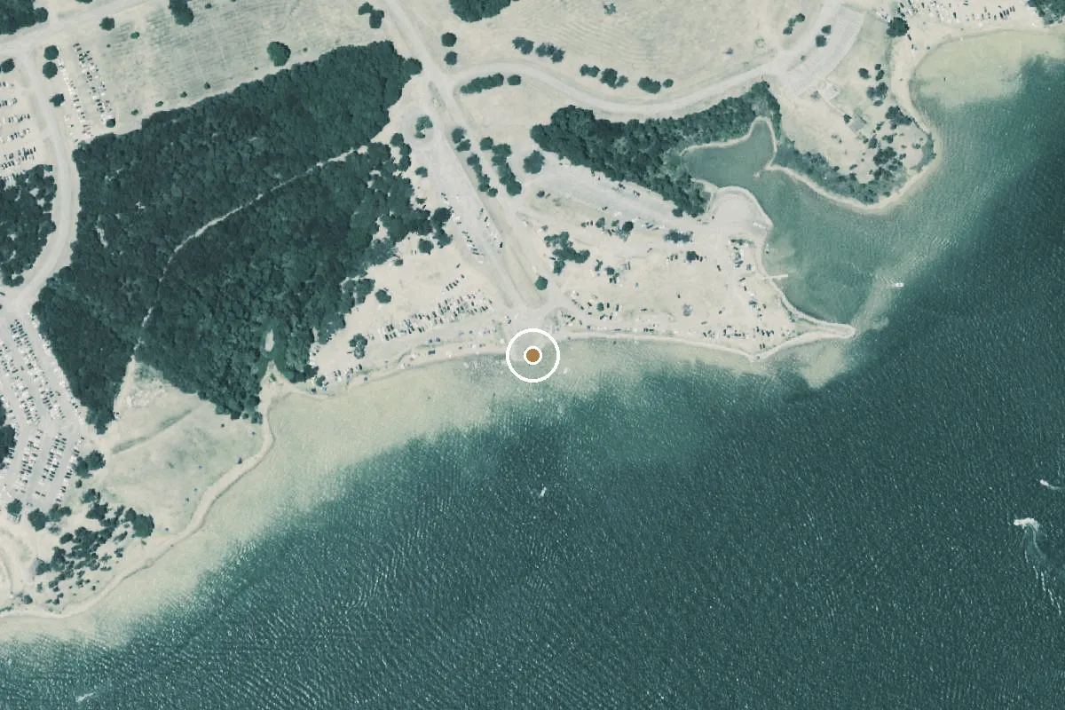 Aerial view of Lynn Creek Park Boat Ramp