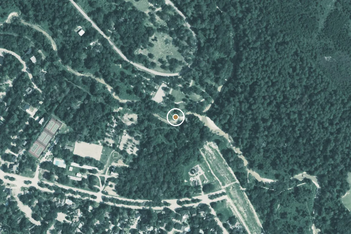 Aerial view of Maxwell Park Boat Ramp