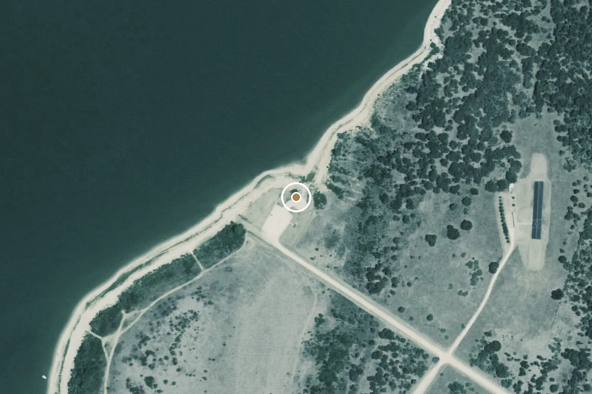 Aerial view of McGregor Park Boat Ramp