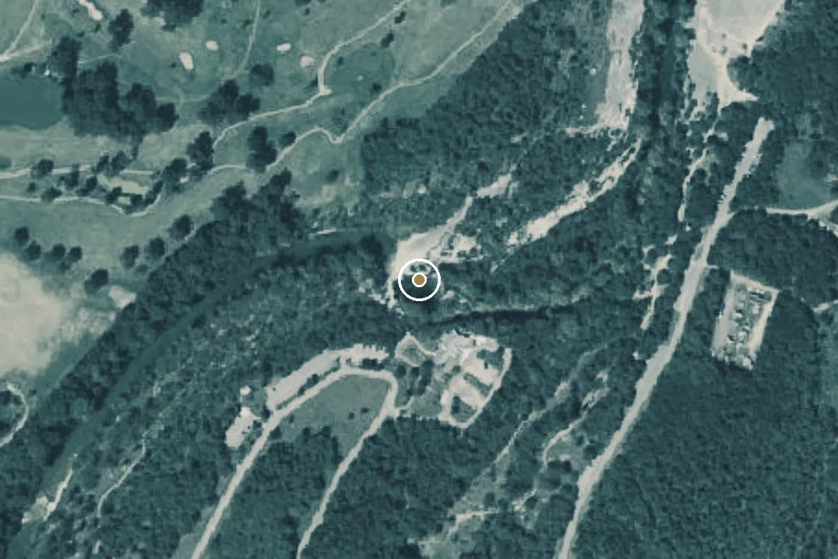 Aerial view of McKinney Falls State Park Boat Ramp