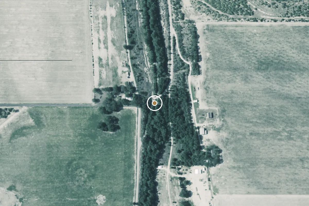 Aerial view of Medina River Boat Ramp