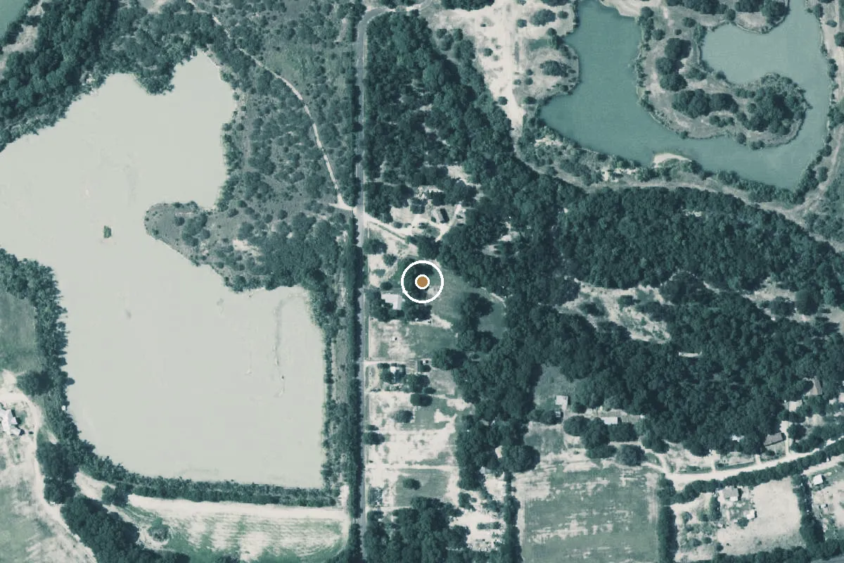 Aerial view of Medina River Boat Ramp