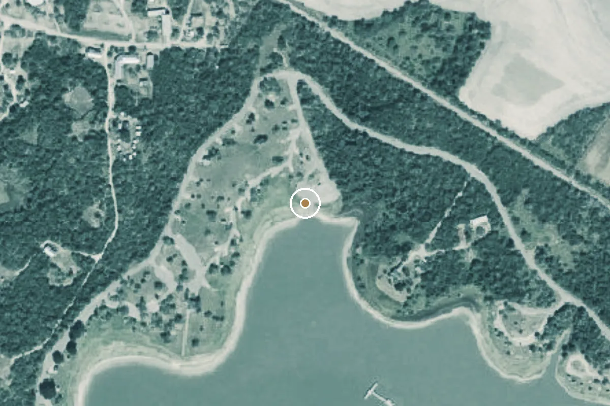 Aerial view of Mesquite Camping Area Boat Ramp