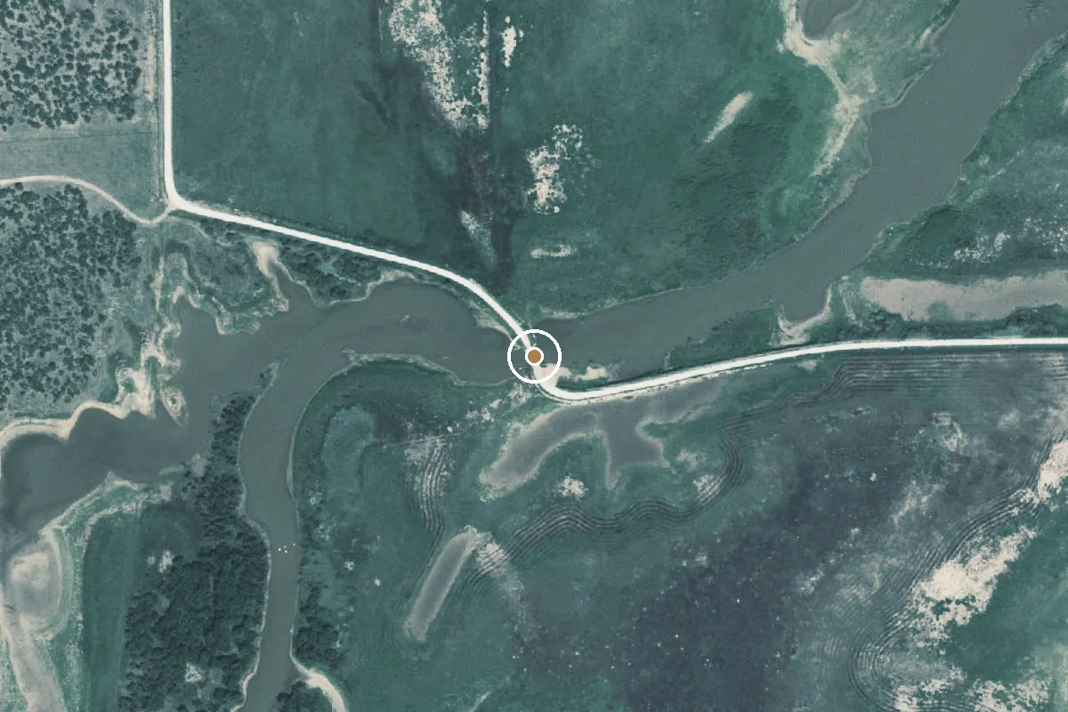 Aerial view of Millers Creek Boat Ramp