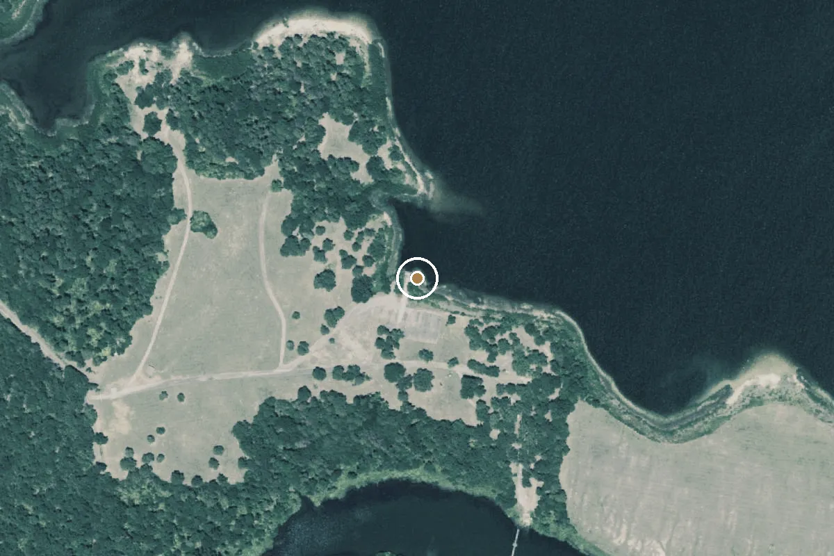 Aerial view of Monticello Lake Boat Ramp