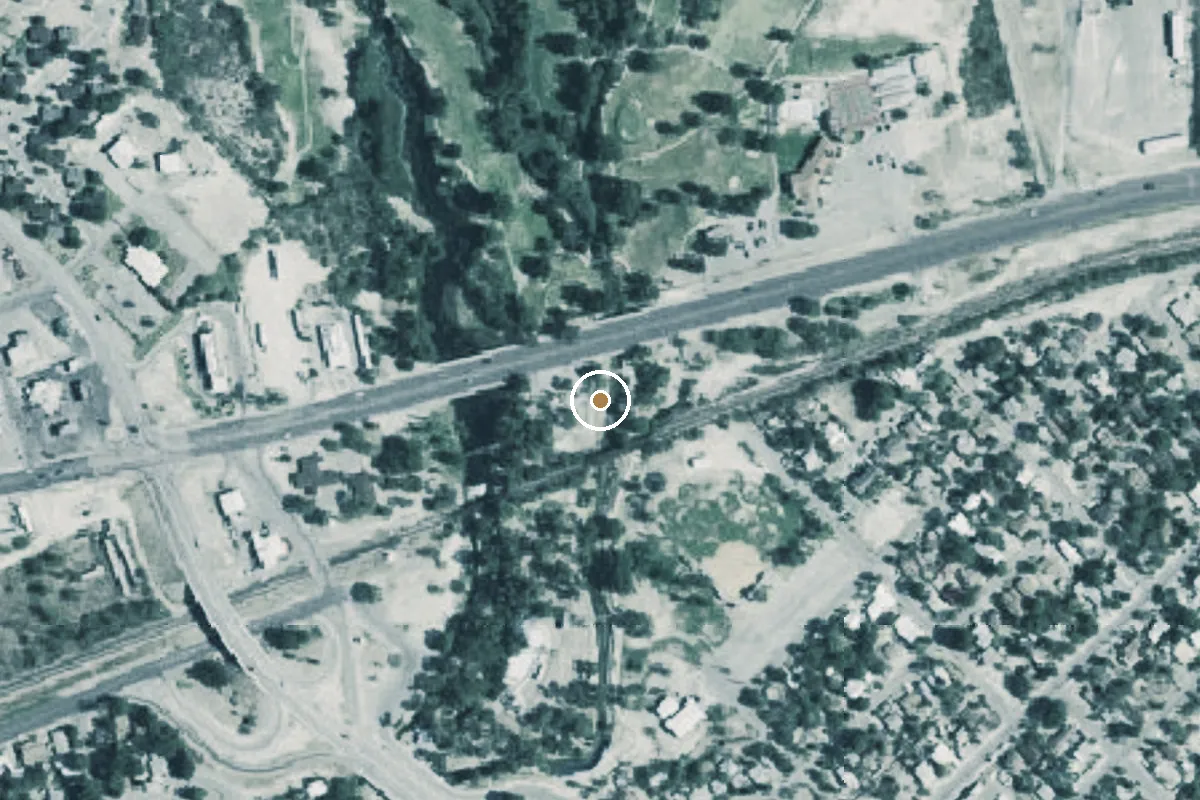 Aerial view of Moore Park Boat Ramp