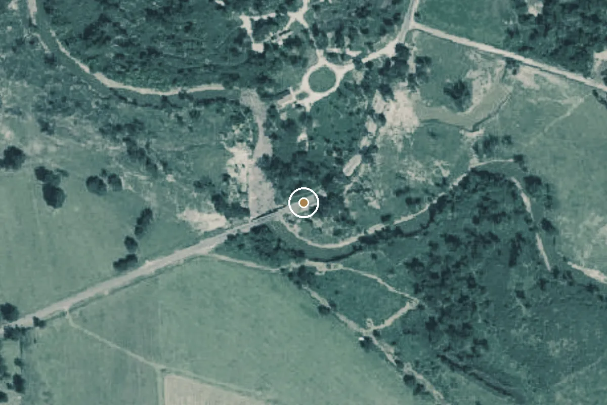 Aerial view of Mother Neff State Park Boat Ramp