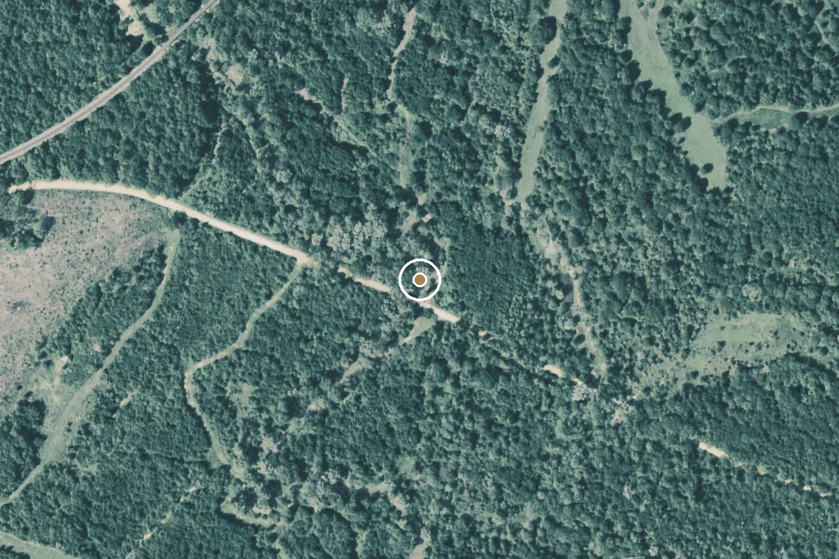 Aerial view of Mud Creek Boat Ramp