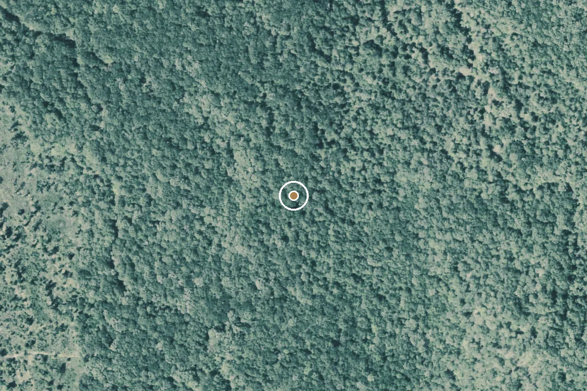 Aerial view of Mud Creek Boat Ramp