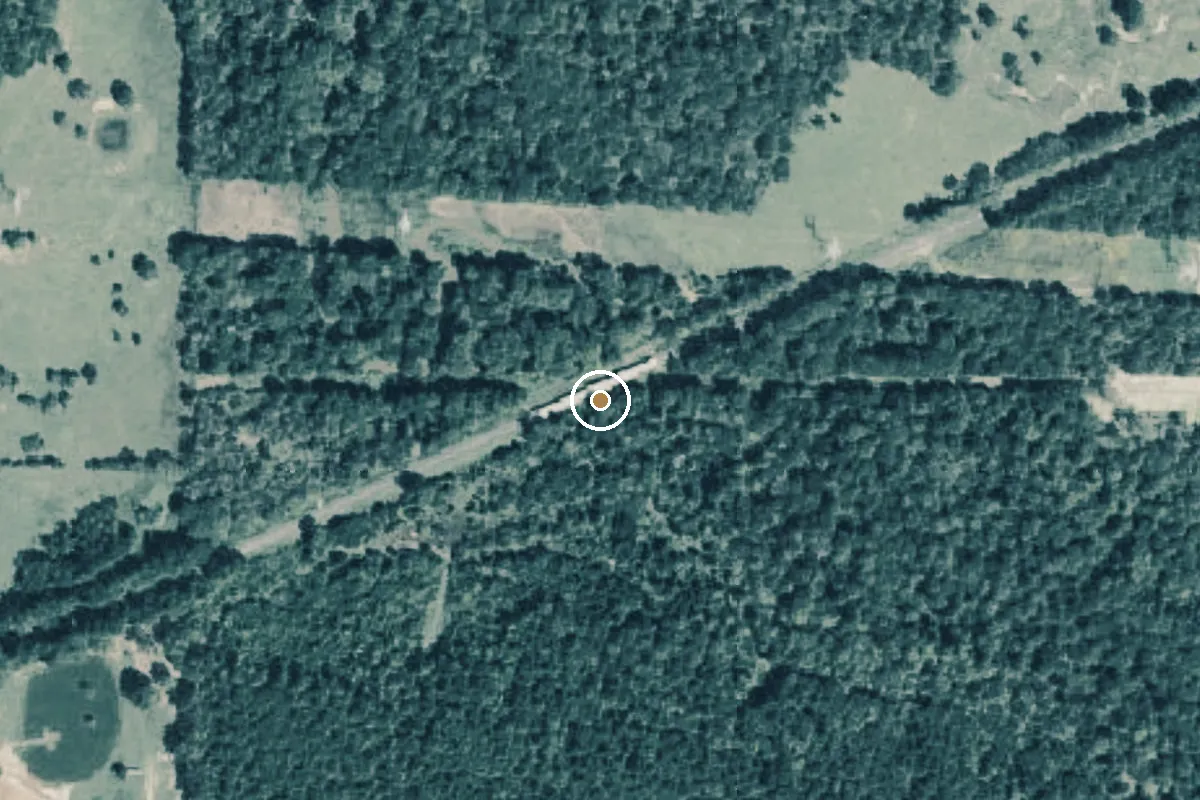 Aerial view of Mud Creek Boat Ramp