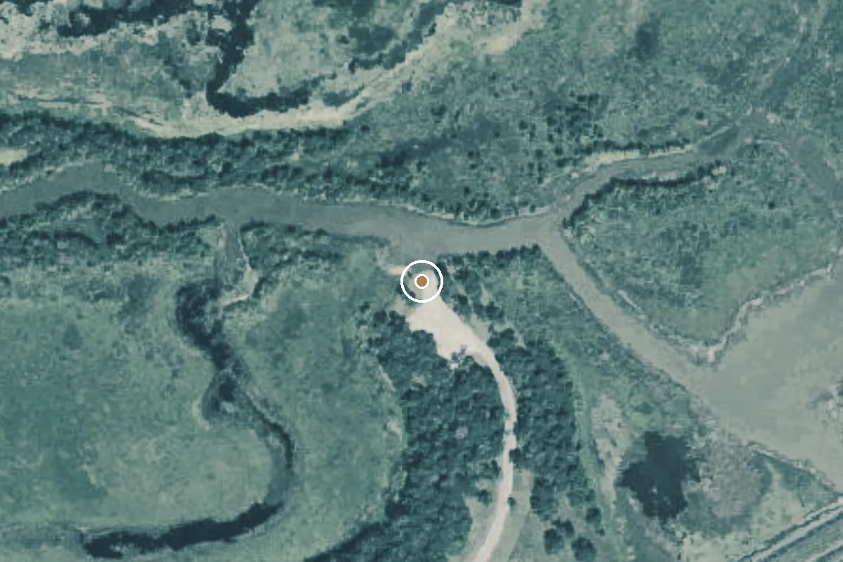 Aerial view of Navidad Boat Ramp