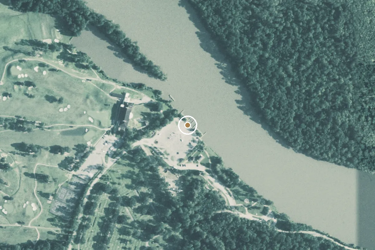 Aerial view of Neches River Boat Ramp