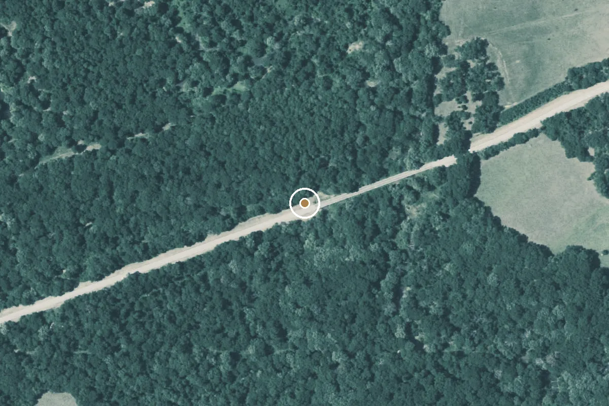 Aerial view of Neches River Boat Ramp