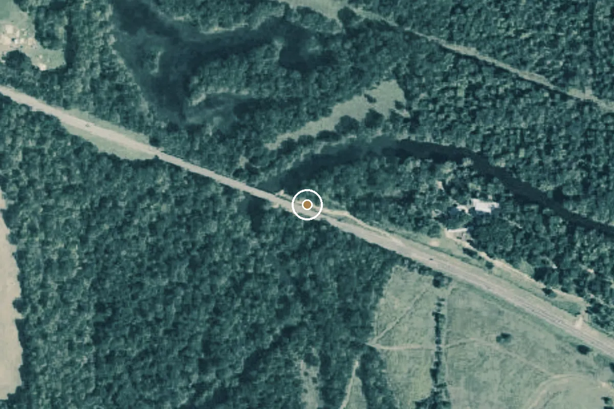 Aerial view of Neches River Boat Ramp