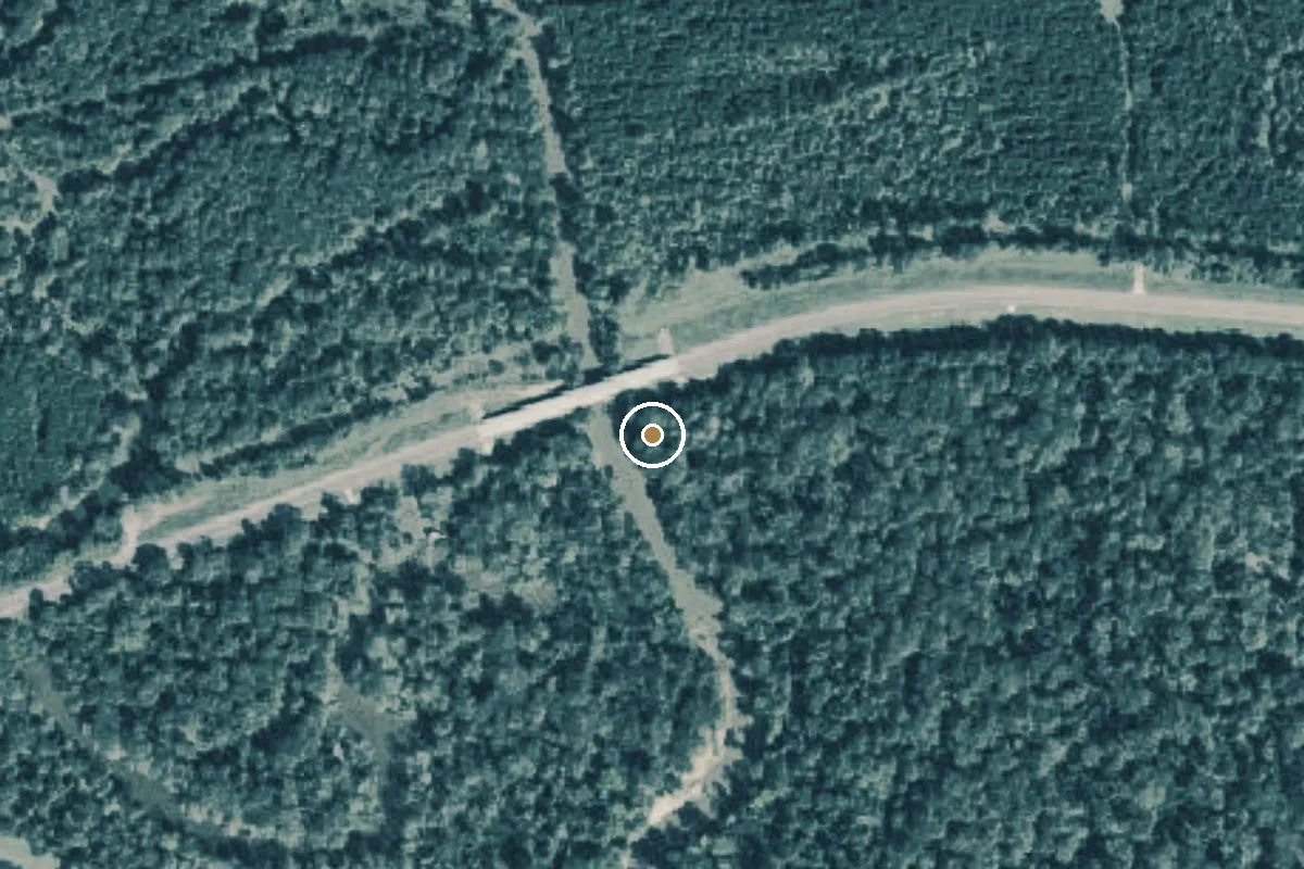 Aerial view of Neches River Boat Ramp