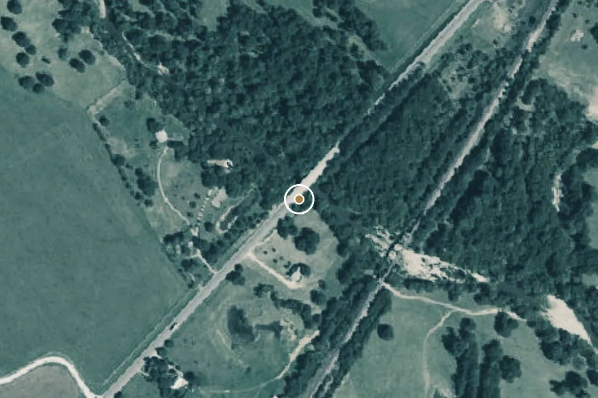 Aerial view of Nolan River Boat Ramp