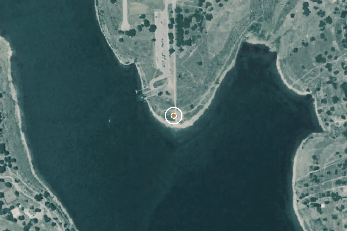 Aerial view of North Cranes Mill-Mystic Shores Boat Ramp