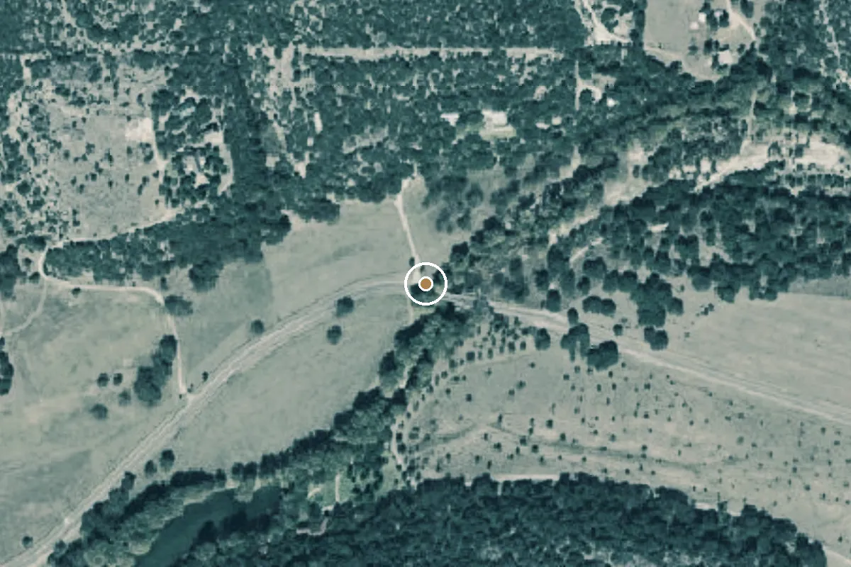 Aerial view of North Fork Guadalupe Boat Ramp