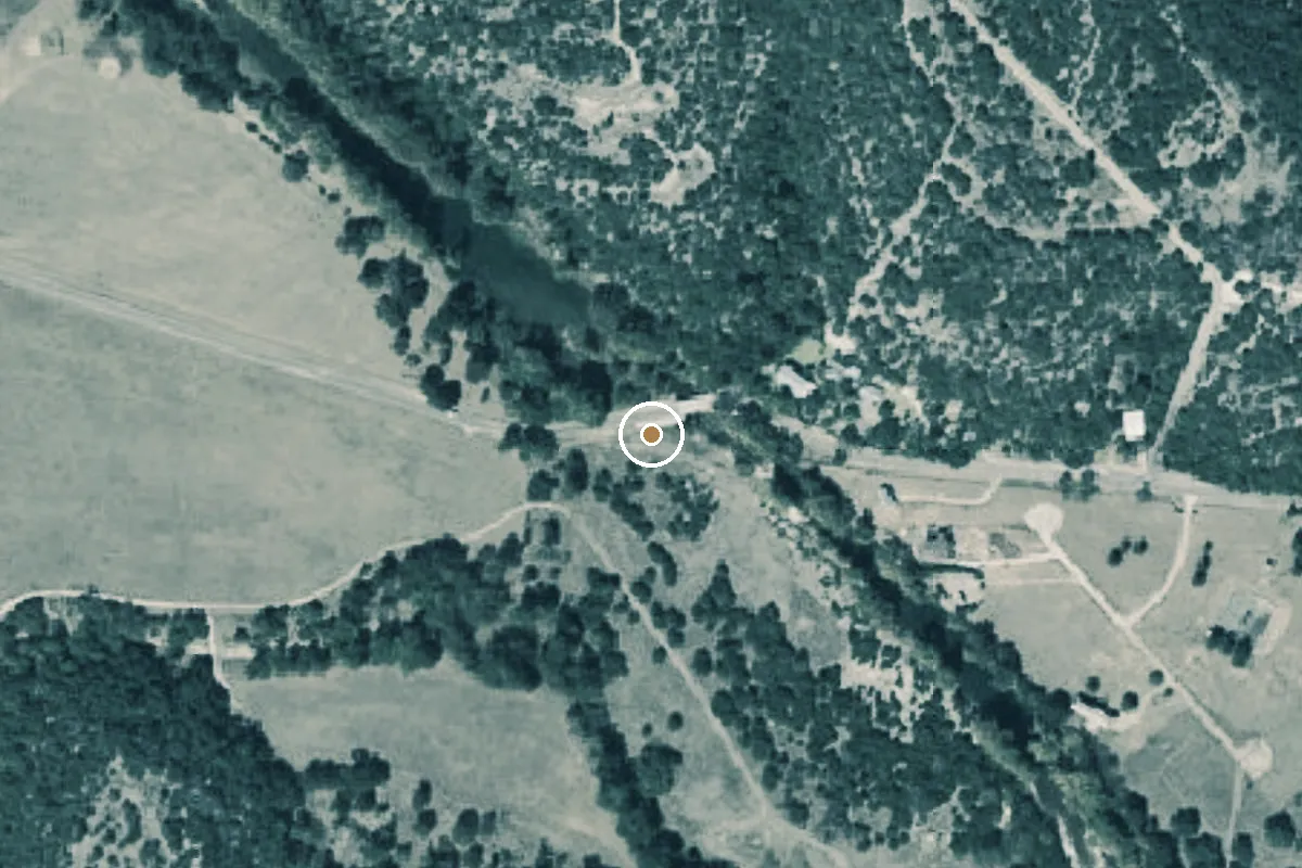Aerial view of North Fork Guadalupe Boat Ramp