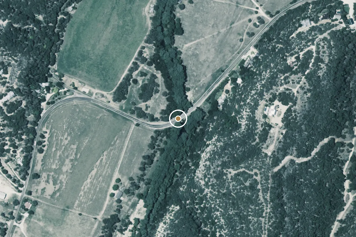 Aerial view of North Fork Guadalupe Boat Ramp