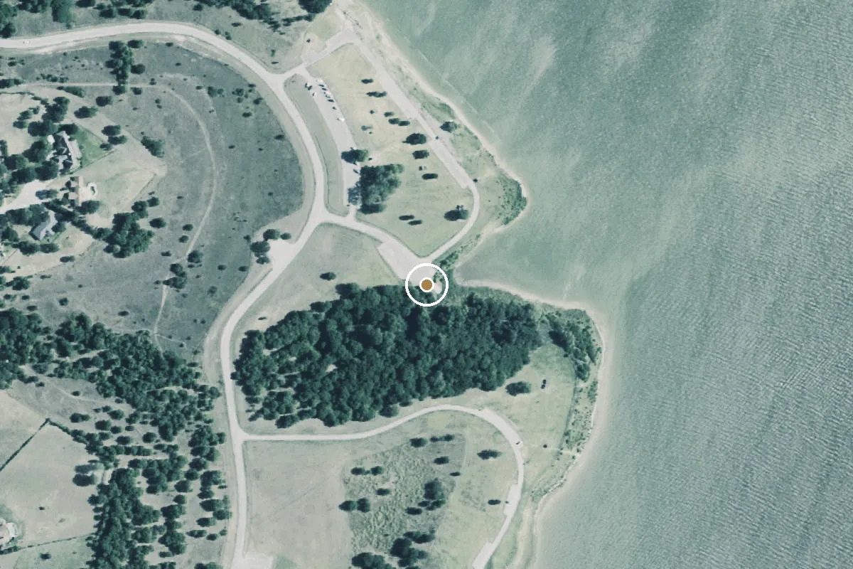 Aerial view of North Holiday Park Boat Ramp