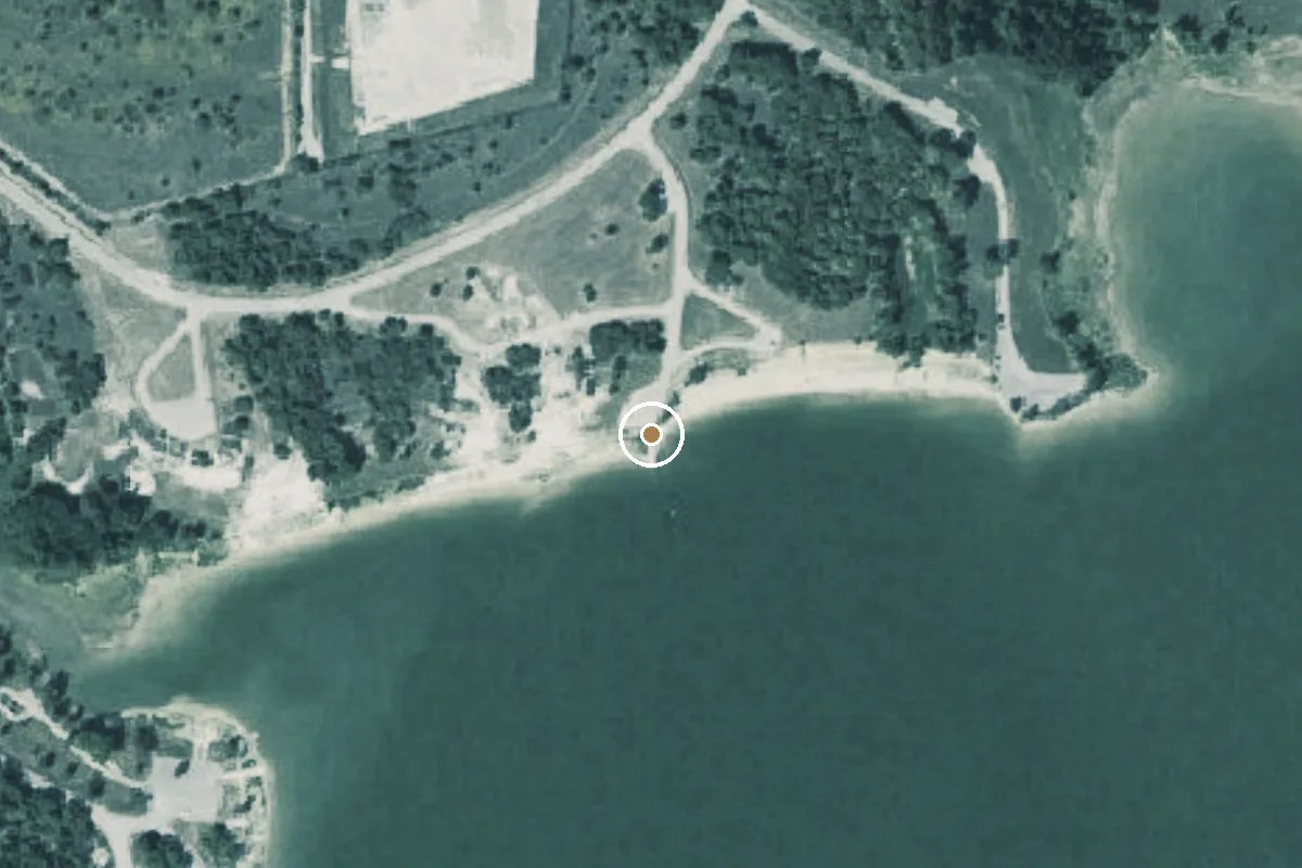 Aerial view of North Holiday Park Boat Ramp