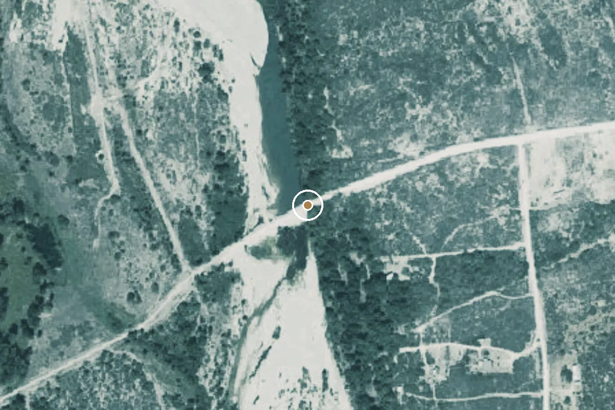 Aerial view of Nueces Boat Ramp