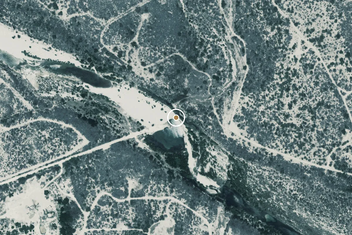 Aerial view of Nueces Boat Ramp