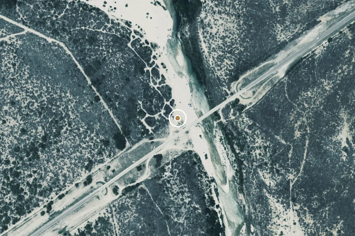 Aerial view of Nueces Boat Ramp