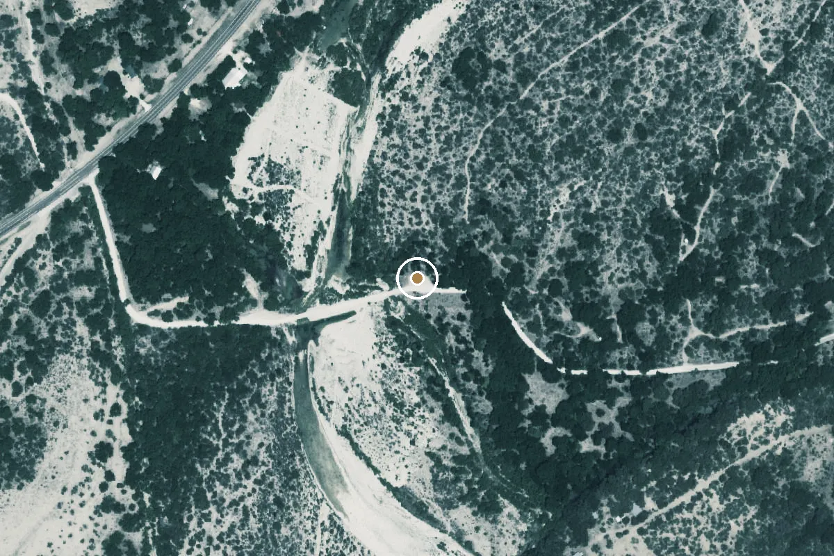 Aerial view of Nueces Boat Ramp