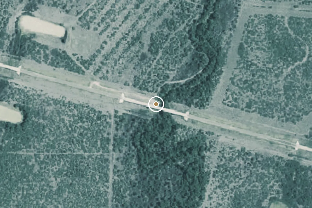 Aerial view of Nueces River Boat Ramp
