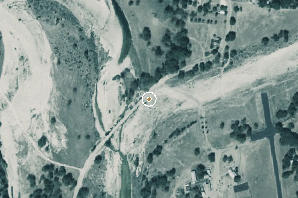 Aerial view of Nueces River Boat Ramp