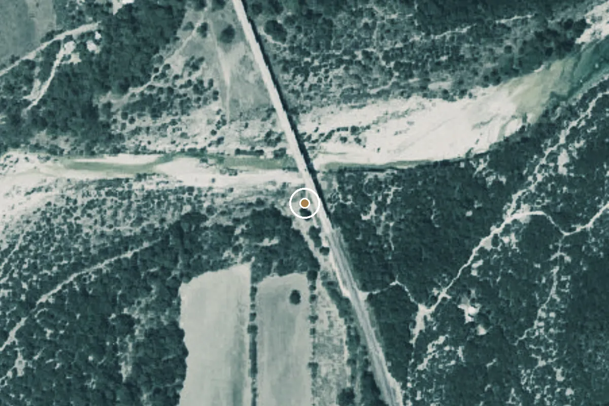 Aerial view of Nueces River Boat Ramp