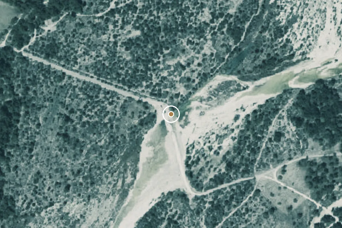 Aerial view of Nueces River Boat Ramp