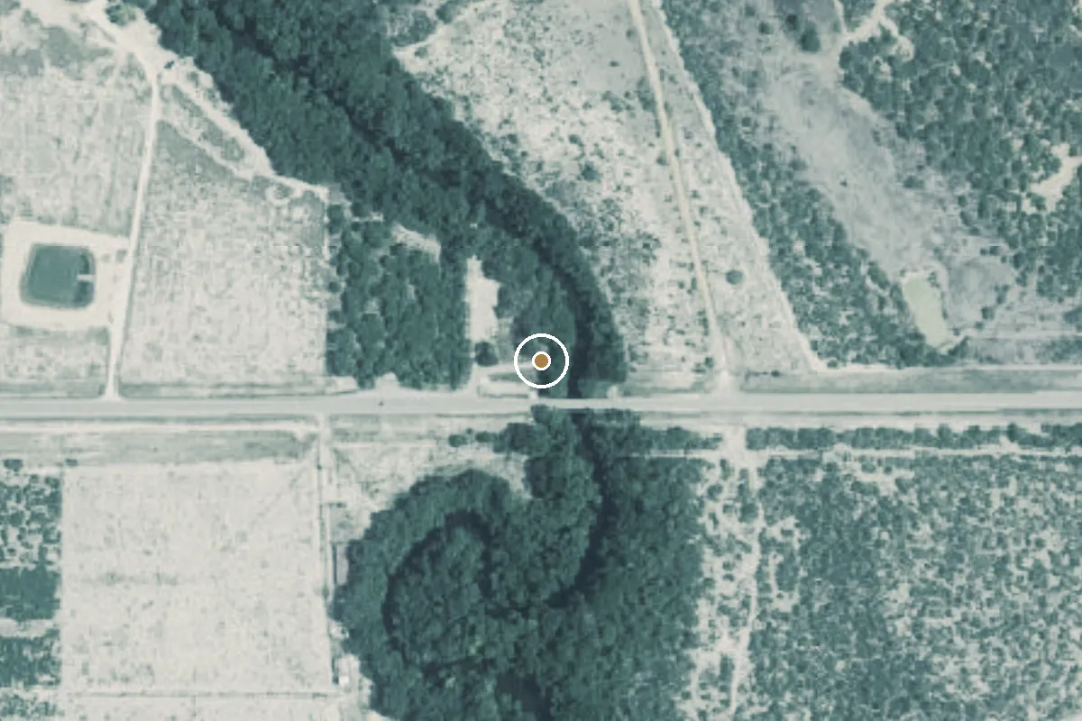 Aerial view of Nueces River Boat Ramp