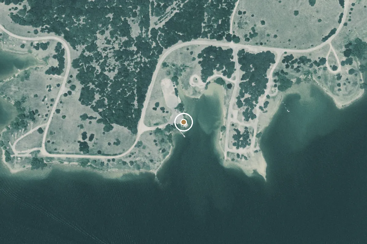Aerial view of Oakland Park Boat Ramp