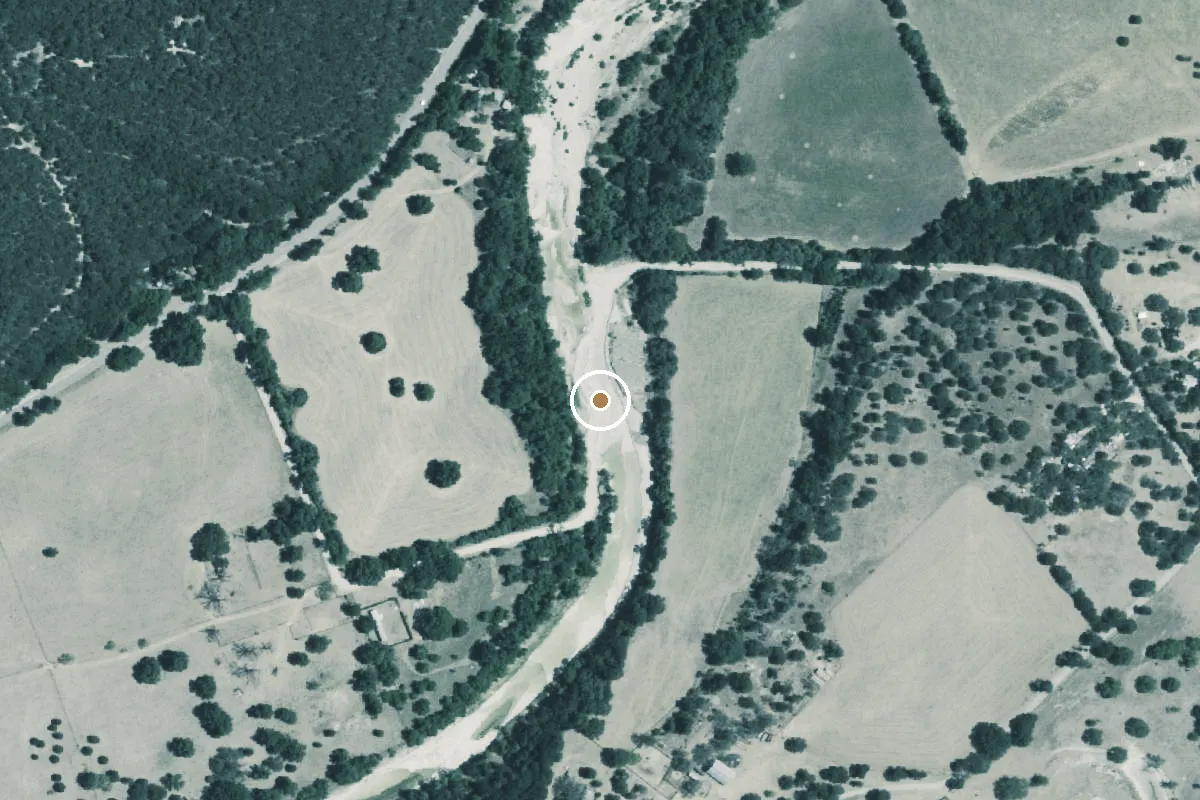 Aerial view of Paluxy River Boat Ramp