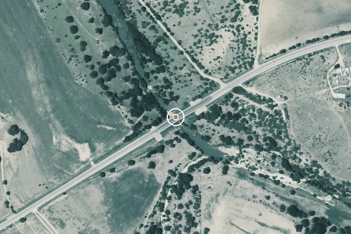 Aerial view of Pedernales River Boat Ramp