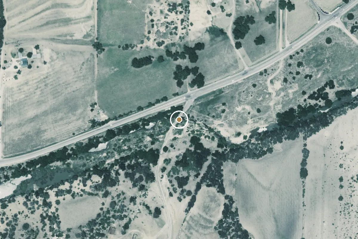 Aerial view of Pedernales River Boat Ramp