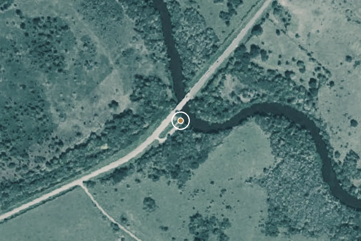 Aerial view of Peyton Creek Boat Ramp